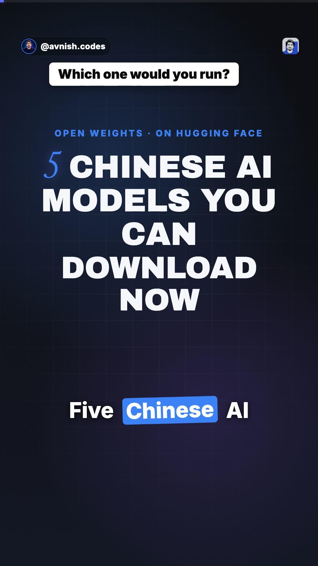 5 Chinese AI Models You Can Download Right Now (Open Weights)
